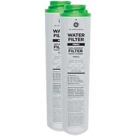GE FQK2J Filtros de repuesto de agua potable de flujo doble