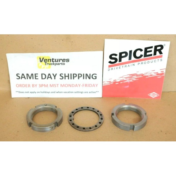 Dana Spicer Front Axle Spindle Nut Kit Dana 44 Ford