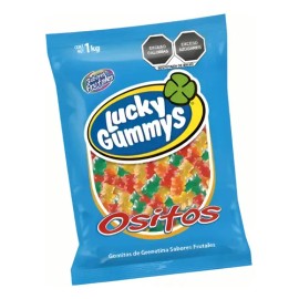Lucky Gummys Ositos Gomitas De Frutas 1kg