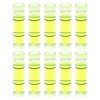 HARFINGTON 10pcs Small Cylindrical Bubble Level Vials 7x26mm PMMA Mini