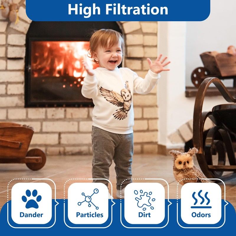 Top Fill Humidifier Replacement Filters for LEVOIT Classic160, Dual150, Dual200S,