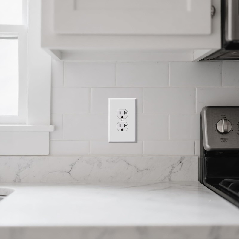Oversized Duplex Outlet Covers 20 Pack Jumbo Duplex Receptacle Outlet