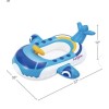 Funsicle Kids Baby Children Blue Jet Inflatable Pool Float Ages