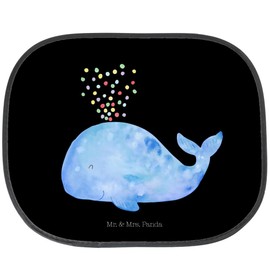Mr. & Mrs. Panda Car Sun Shade Whale Confetti Gift Sun Protection Car Separation Holiday Car Window Sun Protection Sea Slimming