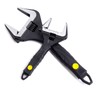 Sharp-tec Adjustable Spanner Set, Wide Jaw Opening Adjustable Wrench, Heavy-Duty