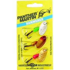 Panther Martin Hammered Spinner Trout (3 Pack) Trout, Size 4