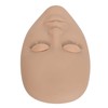Eyelash Extension Mannequin Head with 6 Pair Replacement Eyelids Soft