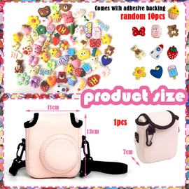 BDSHUNBF Camera Protective Case, Camera Travel Storage Cover Bag with Detachable Adjustable Shoulder Strap, Camera Bag for Compact Cameras, Camera Case Carrying Case Bag