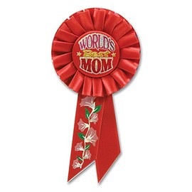 World's Best Mom Rosette