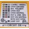 IDEAL INDUSTRIES INC. 61-035 E-Z Check Circuit Tester, 120VAC, Heavy