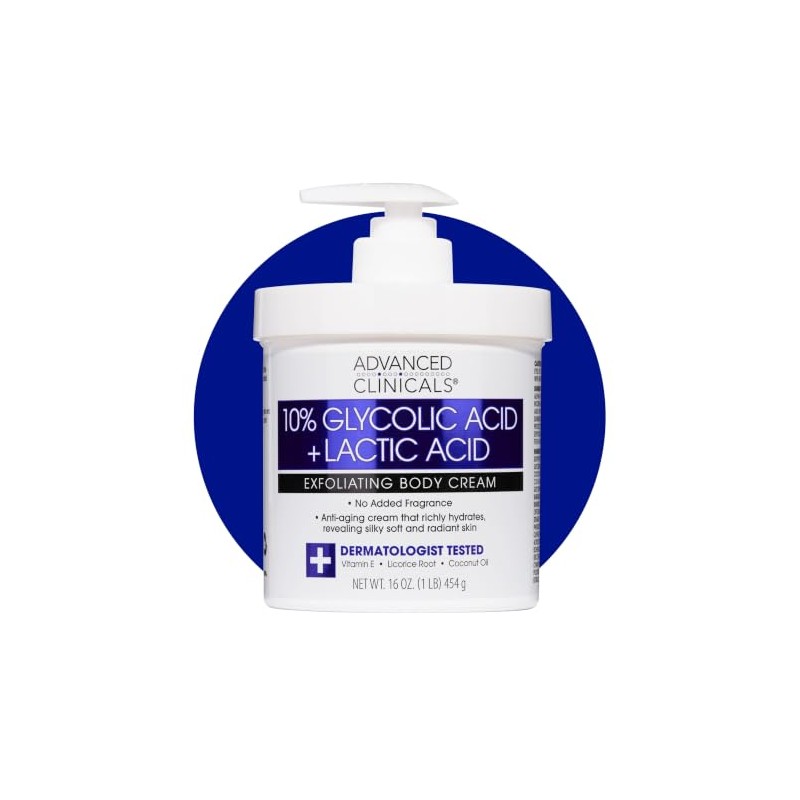 Advanced Clinicals- Loción corporal hidratante para el cuidado de la