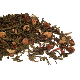 Golden Apple Spice Green Tea 50g Loose Leaf Tea Japanese Sencha Style by TeaCakes of Yorkshire.