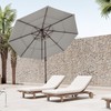JEAREY 9FT 3 Tier Patio Umbrella Outdoor Market Umbrella Table