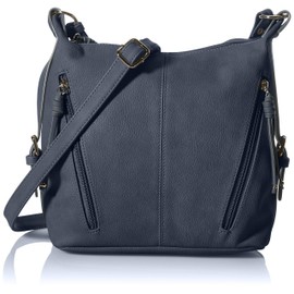TOM TAILOR Caia Damen Umhängetasche Crossbody Bag Mittelgroß Blau