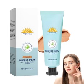 Body Coverage Perfector, Cc Cream, Evens out Skin Tone Cream, Feuchtigkeitsspendend und Aufhellend, Wasserfest und Lichtbeständig, Geeignet für Reife Haut