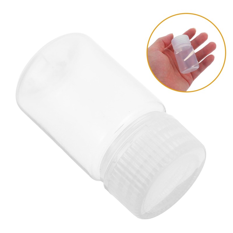 FUNOMOCYA 6Pcs Sealing Liquid Storage Bottles Transparent Sample Containers for