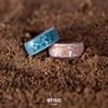 Enso Rings Etched Coastal Silicone Rings - Comfortable and Flexible