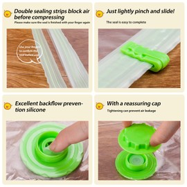 Opaza Extra Large [130 x 100 cm] Vacuum Storage Bags, Jumbo Airtight Space Saver Compression Bags for Clothes,Duvets,Bedding (Jumbo-1 pack)