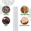 6PCS Plastic Moss Poles for Monstera Small Medium Climbing Plants
