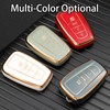 WORCAS Soft TPU Key Fob Cover Case Compatible with Toyota