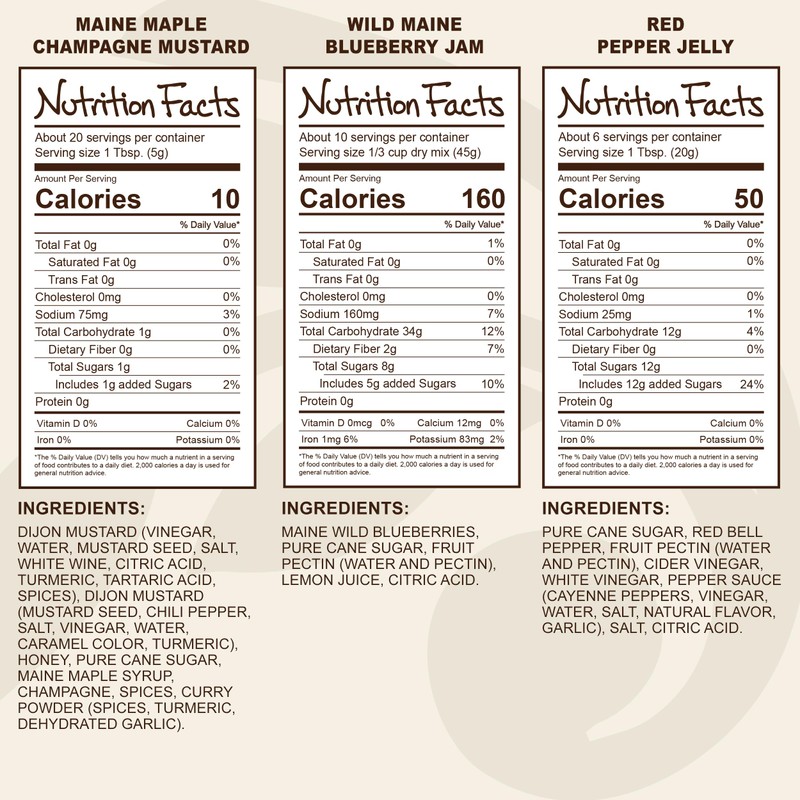 Stonewall Kitchen, Classic Sampler Collection, 6-Piece Jam and Condiment Gift