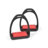 "COMPOSITI" REFLEX STIRRUPS HORSE EQUESTRIAN RIDING TACK [PURPLE] [ONE SIZE]