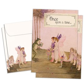Tree-Free Greetings - Wedding Greeting Cards - Artful Designs - 2 Cards + Matching Envelopes - Made in USA - 100% Recycled Paper - 5"x7" - Forget The Fairytale (GT65698)