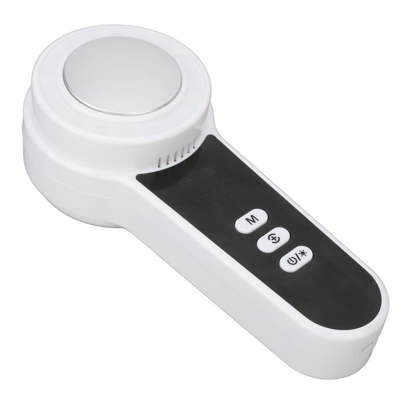 Hot Cold Facial Massager LED Light Heating Cooling Vibration Adjustable