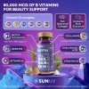 Sunuv Biotina 10000 Mcg Colágeno Keratina 90 Cápsulas