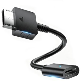 Flsazrx USB C Female Charging Adapter for PS Vita 1000, PS Vita 1000 Charger Cable Adapter, Charging Only,Compatible with USB Type C Charging Cables(No Data Transfer Capability)
