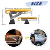 Foldable Door Latch Step with Adjustable Angle for Car Roof