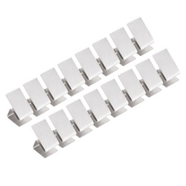 Hurricane Clips, 16PCS Stainless Steel Reusable Hurricane Shutter Hardware Window Clips Hurricane Window Clip Stainless Steel for 1/2 Inch Thick Plywood (Original Color)