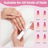 Pack of 18 Nail Files 100/180, Double-Sided Disposable Nail Files