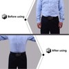 Shirt Stays for Men Adjustable Elastic Shirt Holders Non-slip Clamps
