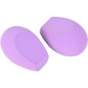 Makeup Sponge Duo Pack For Liquid and Cream Make-Up (Purple,