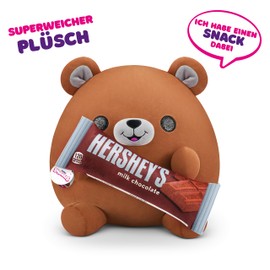 Snackles Series 1 - Bear, Surprise Medium Plush, Ultra Soft Plush, Cuddly Squishy Comfort, 35 cm, Plush with License Snack Brand Accessory, Ages 3+ (Bear)
