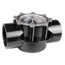 7305 Pool Check Valve compatible with Jandy 180-Degree 2-Inch to 2-1/2-Inch CPVC Check Valve Compatible with Swimming Pool Pumps, Heat Pump and Spa Straight Through Flow with Flapper Assembly