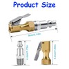 Heavy Duty 1/4" NPT Tire Air Chuck with Clip Adapter