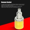 100Pcs Banana Socket M6 4mm Good Transmission Excellent Manufacture Electrical