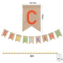 Party Garland, Decorative Jute A3