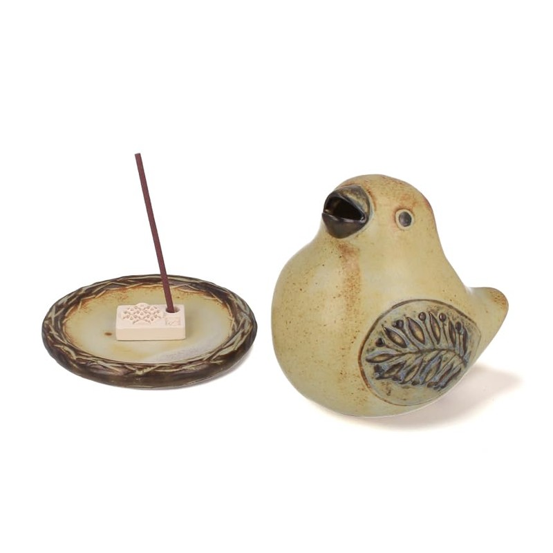 Shoyeido 720110 Shoyeido Urara Series Incense Burner, Forest Tree, Kotori,