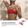 OATIPHO 2Pcs Rainbow Bath Balls Set Adorable Ice Cream Shower