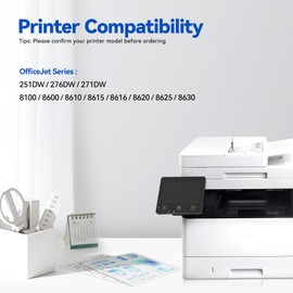 4Benefit 950XL 951XL Ink Cartridges Combo Pack Compatible for HP 950 951 XL Use with HP OfficeJet Pro 8600 8610 8620 8100 8630 8660 8640 8615 76DW 251DW - 4 Pack