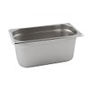 Genware GN13-150 Stainless Steel Gastronorm Pan, 1/3 GN, 327 mm
