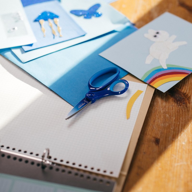 Fiskars 6" Left-Handed Big Kids Scissors for Ages 8-11, Scissors