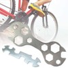 PZRT 2pcs Steel Galvanized Multi-Hole Bicycle Cycle Mountain Bike Wrench