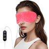 GNEGNI LIFE Heated Eye Mask,Smart Temperature&Timer Control, USB Soft Cotton
