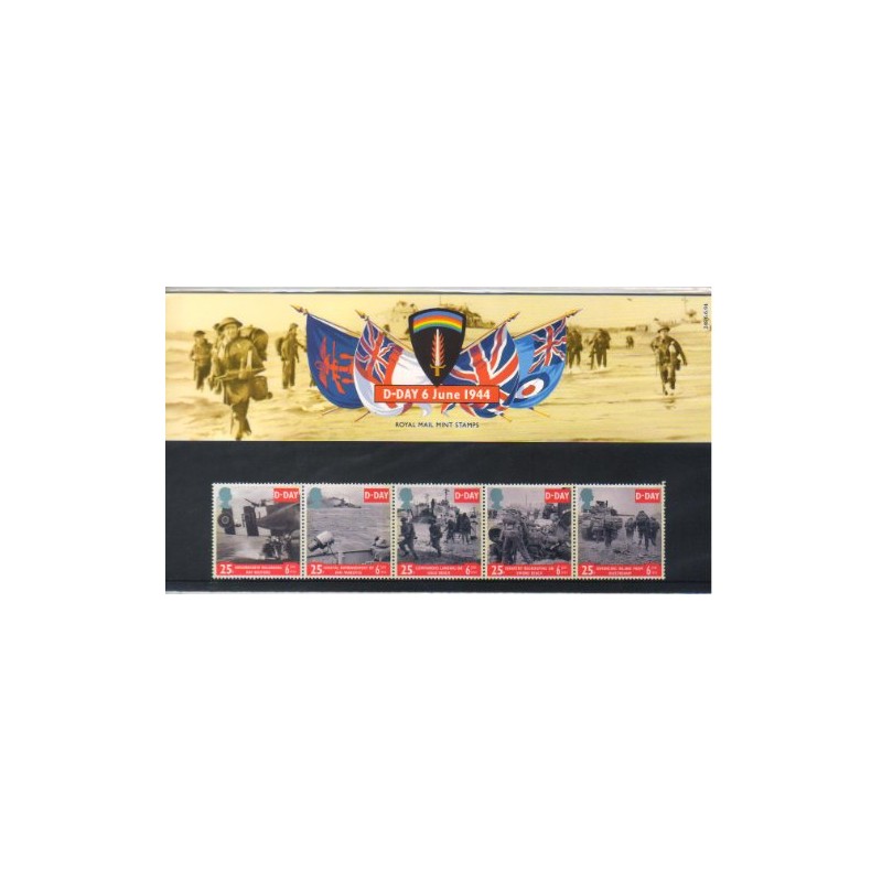 Royal Mail 1994 D Day Presentation Pack of Stamps