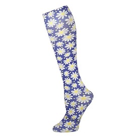 POWSOCX Daisy Days Base Layer Socks, Keep Dry Skiing & Snowboarding, Small