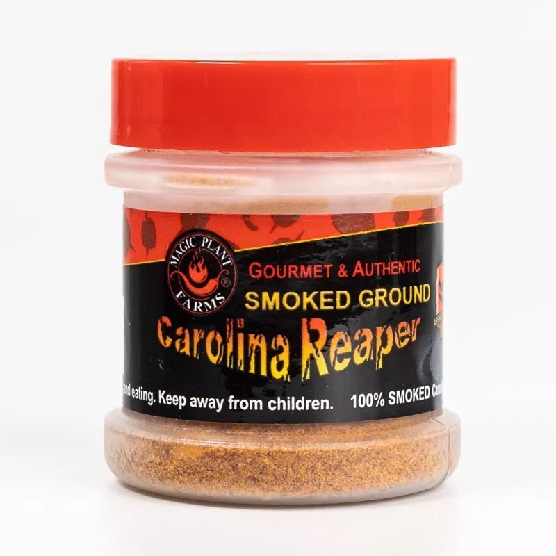 Magic Plant Farms Carolina Reaper SMOKED Pepper Powder - World's